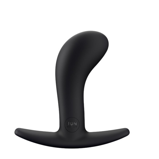 Анальна пробка з тонким обмежувачем, діаметр 2,8 см, чорна Fun Factory Bootie Black, S