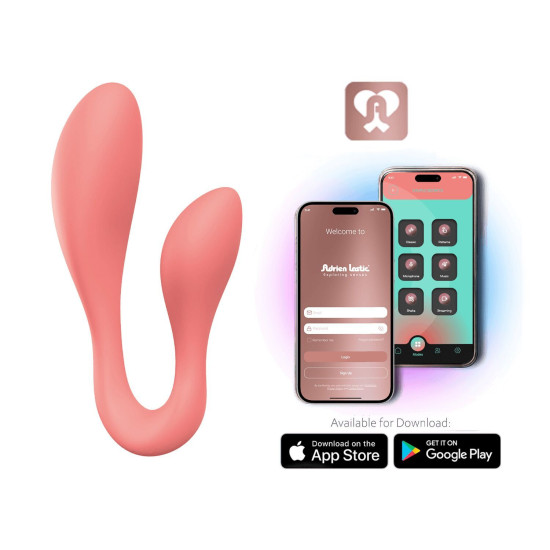Вибратор для пар Adrien Lastic Couple Secrets 2.0 + App