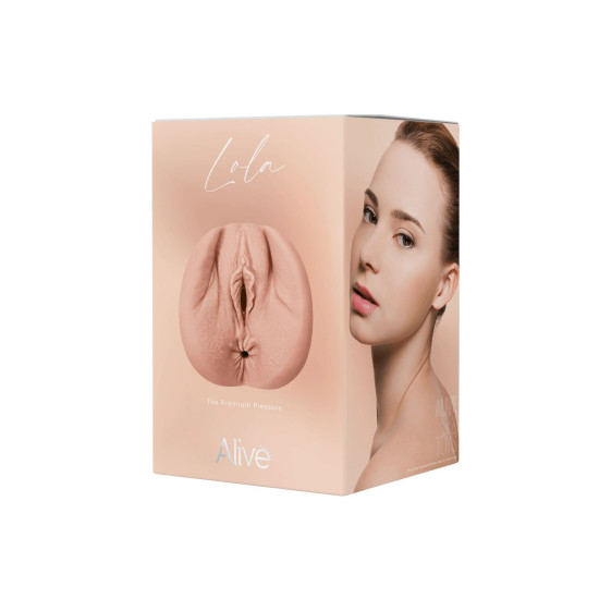 Суперреалістичний мастурбатор, тілесний Alive Lola Super Realistic Masturbator Flesh, L