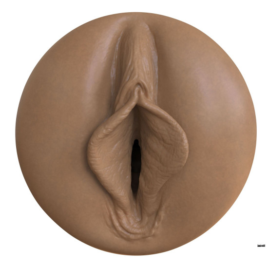 Мастурбатор-вагіна з плаваючими кільцями Turbo Tech, темний Fleshlight Boost Bang Medium Dark Flesh