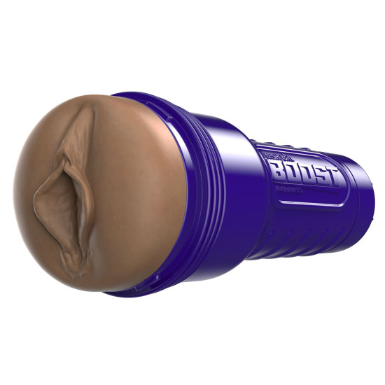 Мастурбатор-вагіна з плаваючими кільцями Turbo Tech, темний Fleshlight Boost Bang Medium Dark Flesh