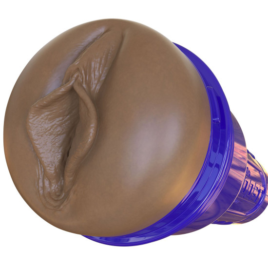 Мастурбатор-вагіна з плаваючими кільцями Turbo Tech, темний Fleshlight Boost Bang Medium Dark Flesh