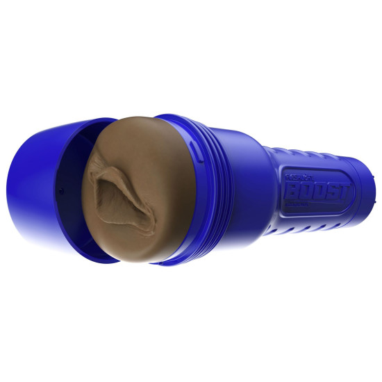 Мастурбатор-вагіна з плаваючими кільцями Turbo Tech, темний Fleshlight Boost Bang Medium Dark Flesh