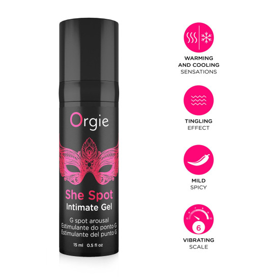 Гель для стимуляції точки G Orgie She Spot Intimate Gel, 15 ml