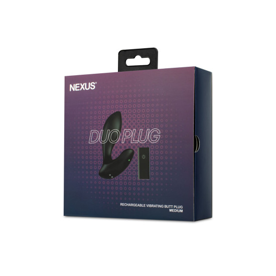 Анальна вібропробка з пультом ДУ, розмір Medium Nexus Duo Plug Medium