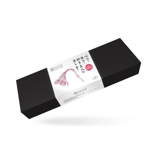 Флоггер Liebe Seele White & Pink Leather Whip