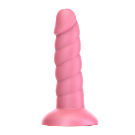 Фалоімітатор, довжина 14 см, віброкуля в подарунок, рожевий Fantasy By Addiction Unicorn Dildo Pink, 5.5 inch