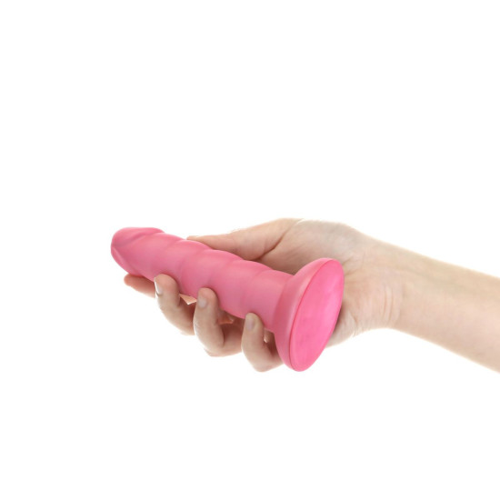Фалоімітатор, довжина 14 см, віброкуля в подарунок, рожевий Fantasy By Addiction Unicorn Dildo Pink, 5.5 inch