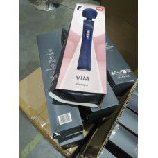 Вібромасажер, синій Fun Factory Vim Vibrating Wand Nightblue (пом'ята упаковка)