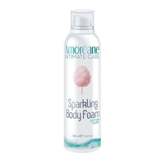 Массажная пена Amoreane Sparkling Body Foam Cotton Candy, 150 ml