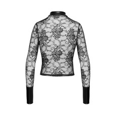 Кружевная блуза на пуговицах Noir Handmade F377 Noirelle Lace Button-up Shirt, L