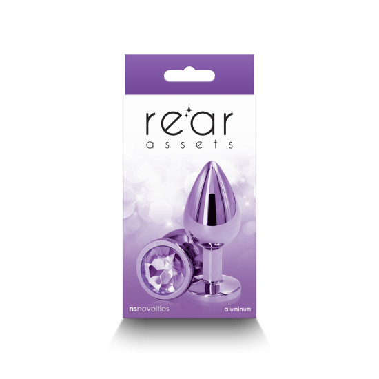 Анальная пробка, фиолетовая NS Novelties Rear Assets - Purple, M