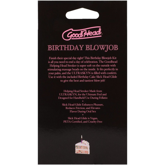 Набір для мінету Doc Johnson GoodHead Birthday Blowjob Kit