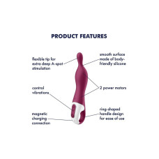 Вібратор, ягідний Satisfyer A-Mazing 1 Berry