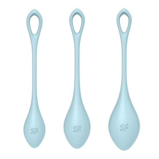 Набір йоні-бусів, блакитний (пошкоджена упаковка) Satisfyer Yoni Power 2 Light Blue