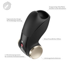 Мастурбатор для головки пеніса, чорний Fun Factory Cobra Libre II Black (пом'ята упаковка)