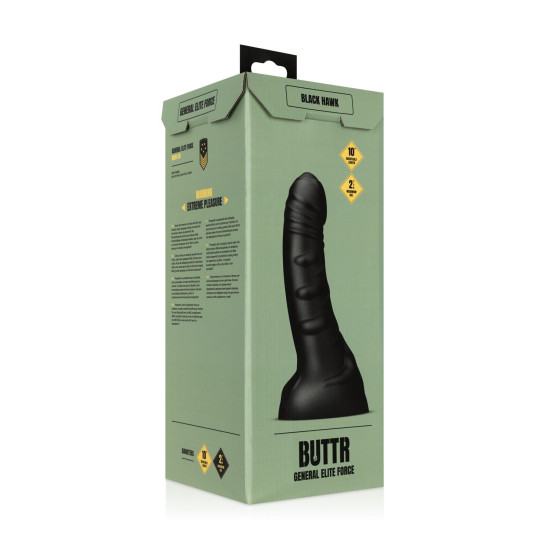 Фаллоимитатор BUTTR Black Hawk Curved Anal Dildo (мятая упаковка)