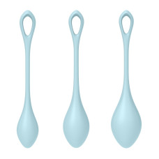 Набор йони-бусин, голубой (повреждена упаковка) Satisfyer Yoni Power 2 Light Blue