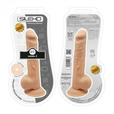 Термореактивний фалоімітатор, довжина 24,1 см, діаметр 4,5 см - SilexD Kevin Flesh Model 3 Size 9.5in