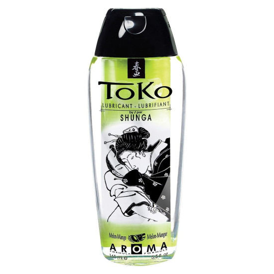 Съедобный лубрикант без сахара со вкусом дыни и манго на водной основе Shunga Toko AROMA Melon Mango, 165 ml