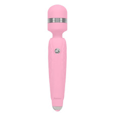 Роскошный вибромассажер в форме микрофона с кристаллом, розовый Pillow Talk Cheeky Pink