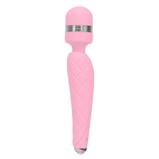 Розкішний вібромасажер у формі мікрофона з кристалом, рожевий Pillow Talk Cheeky Pink