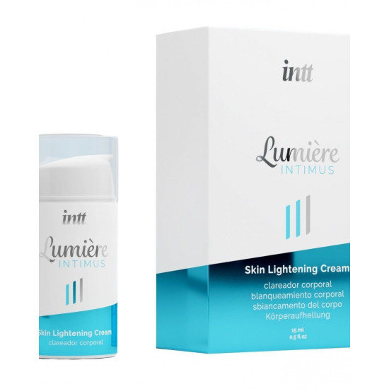 Intt Lumiere, 15 ml - крем для осветления кожи интимных зон, подмышек и зоны бикини