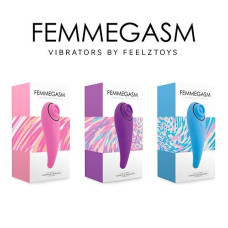 Пульсатор для клітора плюс вібратор, рожевий FeelzToys FemmeGasm Tapping & Tickling Vibrator Pink