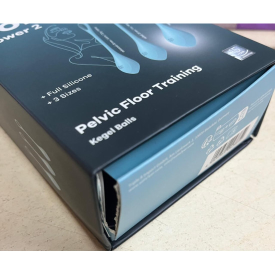 Набір йоні-бусів, блакитний (пошкоджена упаковка) Satisfyer Yoni Power 2 Light Blue