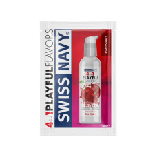 Пробник вишневого лубриканта Swiss Navy 4 in 1 Poppin Wild Cherry, 5 ml