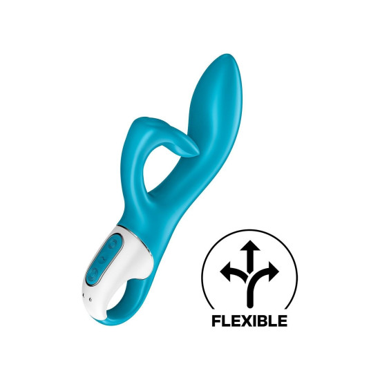 Вібратор-кролик, бірюзовий Satisfyer Embrace Me Turquoise
