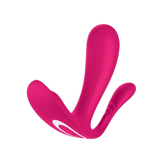 Двойной смарт-вибратор в трусики, розовый Satisfyer Top Secret+ Pink