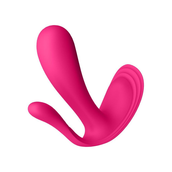 Двойной смарт-вибратор в трусики, розовый Satisfyer Top Secret+ Pink