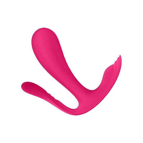 Двойной смарт-вибратор в трусики, розовый Satisfyer Top Secret+ Pink