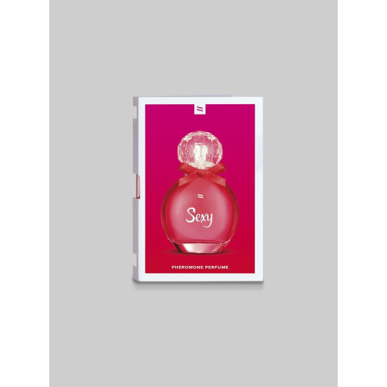 Пробник парфумів з феромонами (деревний аромат) Obsessive Perfume Sexy, 1 ml
