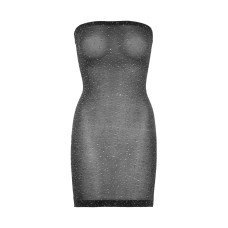 Платье-бандо со стразами и люрексом, серебристое Leg Avenue Lurex Rhinestone Tube Dress, One Size