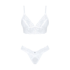 Еротичний комплект (бюстгальтер і танга), чорний Obsessive Heavenly 2-Pcs Set Black, M/L