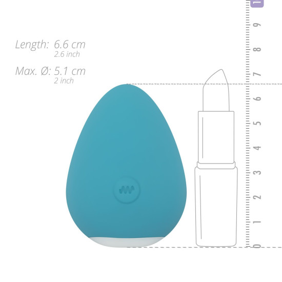 Мініатюрний кліторальний стимулятор Cala Azul Carla I Mini Massager
