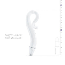 Скляний ділдо з реалістичною голівкою Gildo Glass Dildo No. 14
