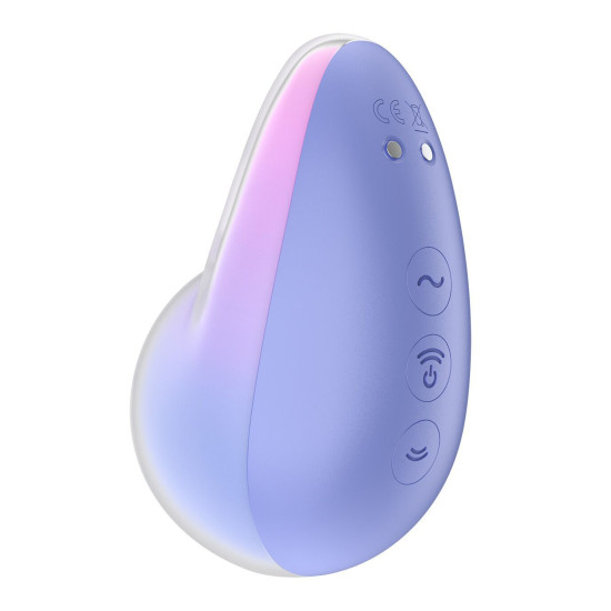 Вакуумный стимулятор с вибрацией, фиолетово-розовый Satisfyer Pixie Dust Violet/Pink
