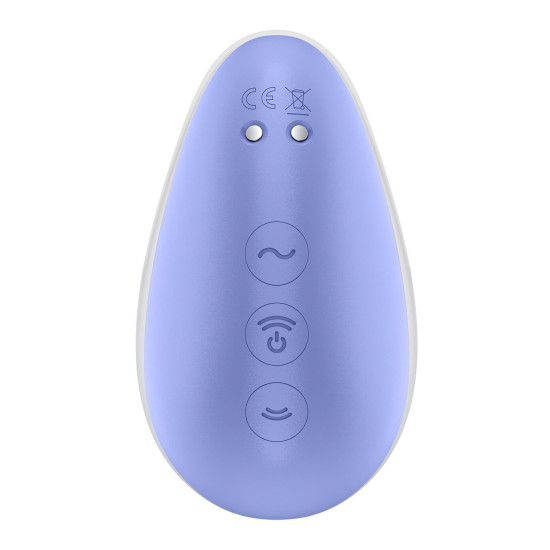 Вакуумный стимулятор с вибрацией, фиолетово-розовый Satisfyer Pixie Dust Violet/Pink