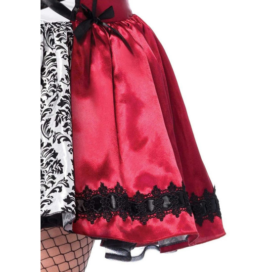 Эротический костюм Красной Шапочки (платье и накидка) Leg Avenue Gothic Red Riding Hood, 3X–4X