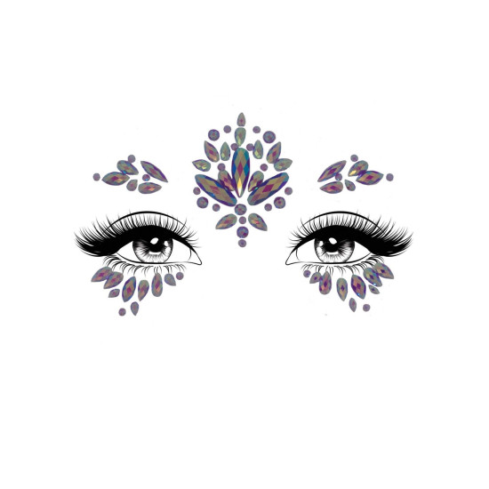 Стрази-прикраси для обличчя (наклейки) Leg Avenue Verity Face Jewels Sticker