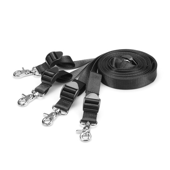 Набір для фіксації на ліжку (в комплекті маска) Liebe Seele Temptation Underbed Mattress Restraint Kit + Mask