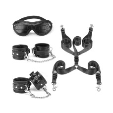 Набір для фіксації на ліжку (в комплекті маска) Liebe Seele Temptation Underbed Mattress Restraint Kit + Mask
