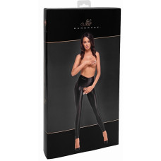Легінси з мокрим ефектом, з відкритим доступом Noir Handmade F304 Taboo Wetlook Leggings with Open Crotch and Bum, 3XL