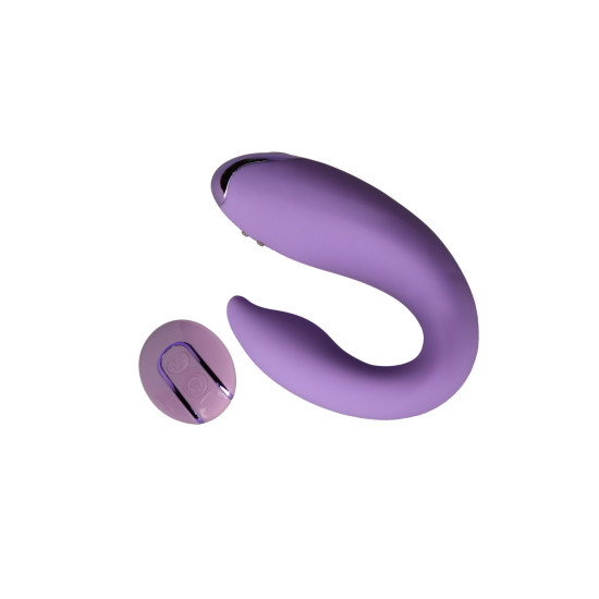 Вібратор для пар, зарядний кейс і пульт ДУ, фіолетовий FairyGasm PleasureBerry Violet