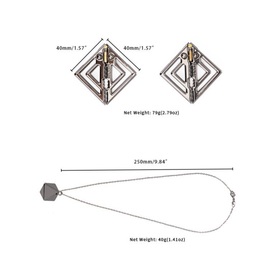 Регулируемые зажимы для сосков с тяжелой подвеской, серые Lockink Adjustable Nipple Clamps with Heavy Pendant Grey
