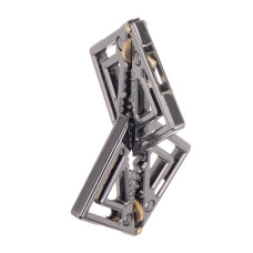 Регульовані затискачі для сосків з важкою підвіскою, сірі Lockink Adjustable Nipple Clamps with Heavy Pendant Grey