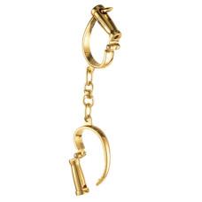 Металеві наручники для сексу, золотисті Lockink Love-Slave Handcuffs